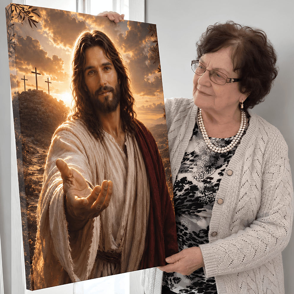 „Geh mit mir“ – Leinwanddruck
