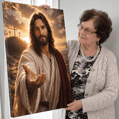 „Geh mit mir“ – Leinwanddruck