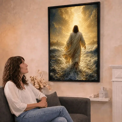 „Durch den Sturm“ – Leinwanddruck