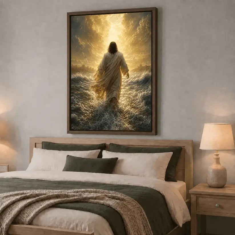 „Durch den Sturm“ – Leinwanddruck